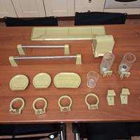 Accessori bagno vintage Carrara e Matta 