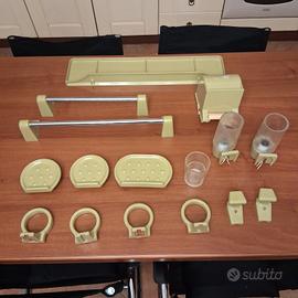 Accessori bagno vintage Carrara e Matta 