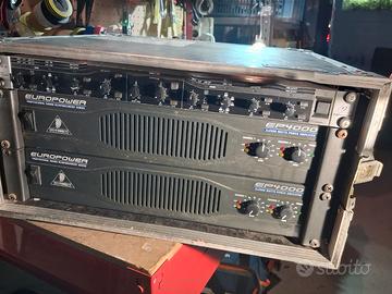 Amplificatori di potenza 4000 + 4000 watt