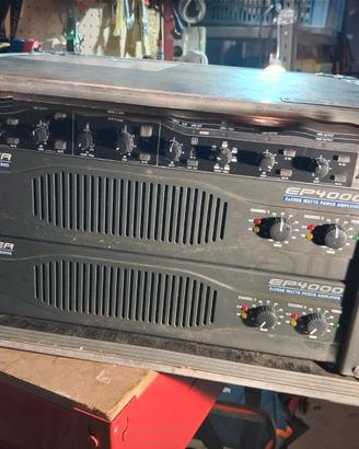 Amplificatori di potenza 4000 + 4000 watt