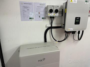 Kit 10kw accumulo litio fotovoltaico 6kw ad isola