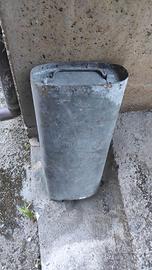 Bidone tanica vintage vecchia militare