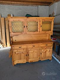 Credenza soggiorno pino anni 80