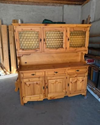 Credenza soggiorno pino anni 80