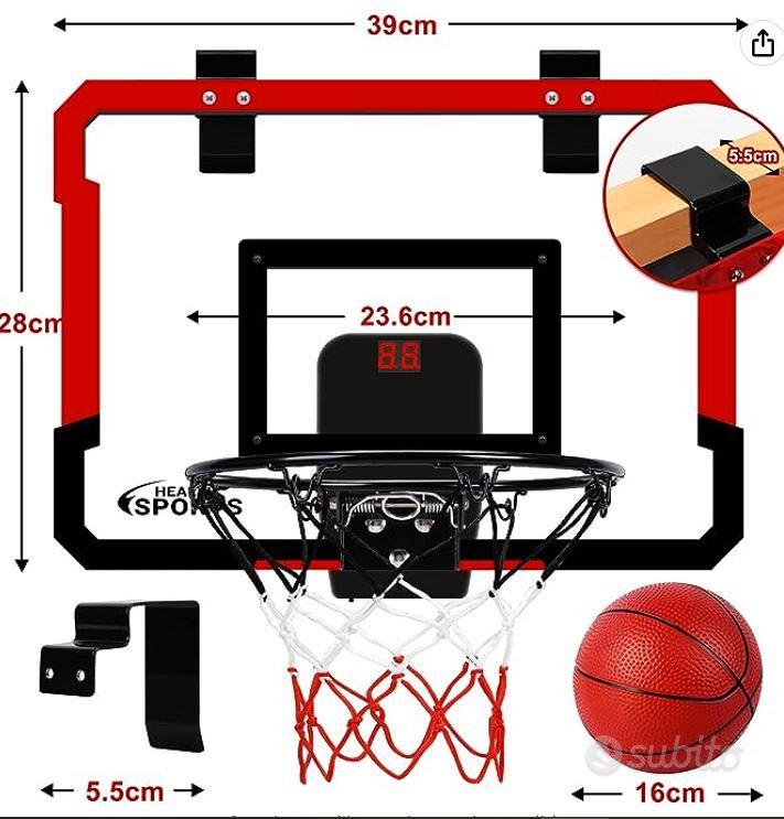 Canestro Basket da Camera con led, contatore punti - Sports In vendita a  Varese