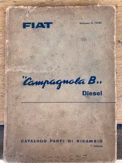 Catalogo Parti Ricambio FIAT CAMPAGNOLA B DIESEL –