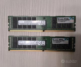 2 moduli memoria RAM SAMSUNG DDR4 16GB