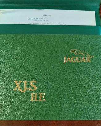Manuale uso e manutenzione Jaguar XJ-S H.E. 1981