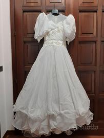 Abito da sposa vintage 80/90 stile principessa