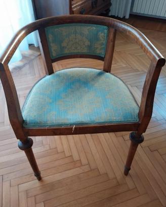 Poltroncine a pozzetto anni 30
