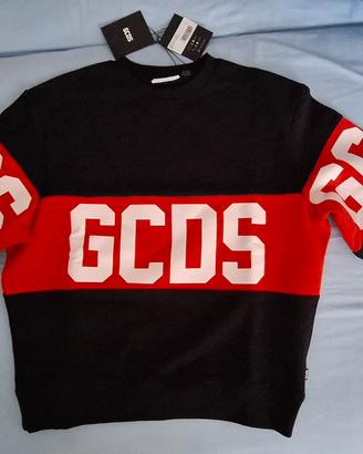 Felpa GCDS band logo crewneck TAGLIA M