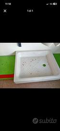 Piatto Doccia in Ceramica Bianco 75x80 cm