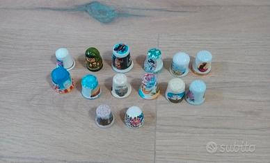 Collezione 14 ditali Italia e Europa