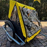 Rimorchio bici bambini