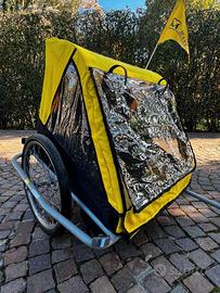 Rimorchio bici bambini