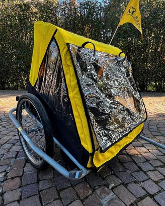 Rimorchio bici bambini