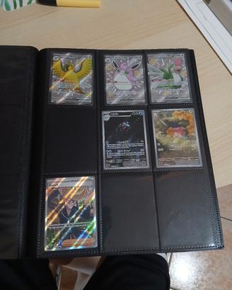 lotto carte pokemon con album (destino di paldea)