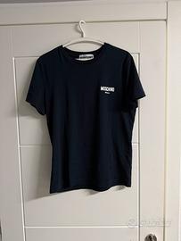 T-shirt blu Moschino Couture Milano