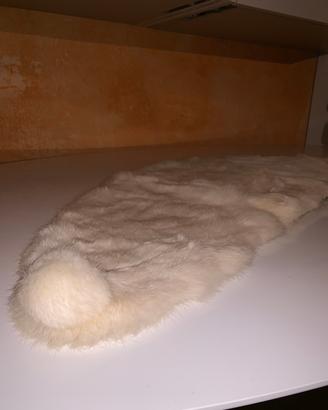 CopriSpalleTuttoInVeraPellicciaDiConiglioBiancoUsa