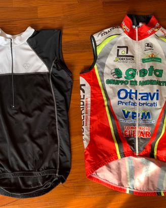 Set gilet windstopper ciclismo bici taglia L
