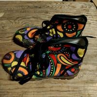 Scarpe in stile Palladium a fiori. Taglia 41.