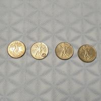 n 4 monete 200 lire anno 1981