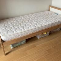 IKEA SNIGLAR lettino 70×160 in faggio + materasso