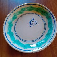 Piatto anno 1910 dam 35 cm in terracotta