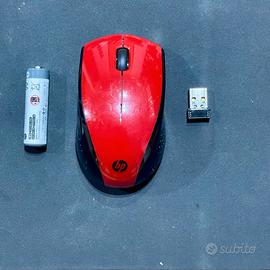 🖱️ HP 220 Mouse Wireless - Rosso 🔴 - Informatica In vendita a