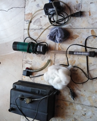 Accessori Acquario, termostato, pompe, filtro