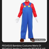 Costume Mario di Pegasus 4/5 anni