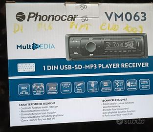 Autoradio 1Din USB-SD MP3 player Phonocar VM063