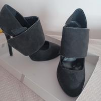 Scarpe décolleté scamosciate nere n.37 Sheen 