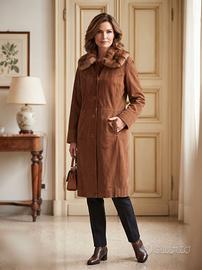 cappotto camoscio