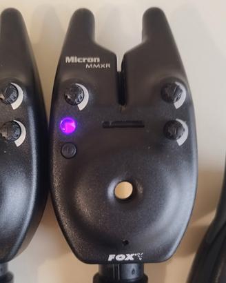 Avvisatori Carpfishing Fox MMXR 3+1 e Swinger mk2 