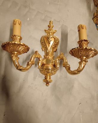 Applique Barocca oro 2 bracci