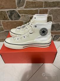CONVERSE CHUCK 70 UTILITY HI - White/Egret/Black