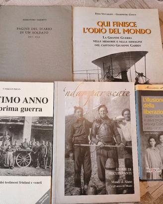 libri di memorialistica e diari su Grande Guerra