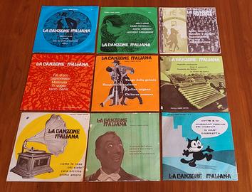 9 Vinili (1° stampa) 45 Giri-La Canzone Italiana