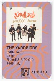 Card n. 13 alleg. alla Rivista Raro-The Yardbirds