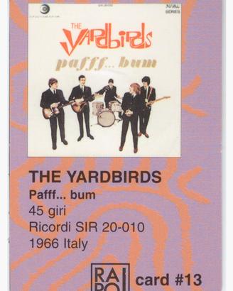 Card n. 13 alleg. alla Rivista Raro-The Yardbirds