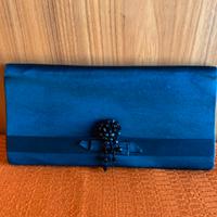 Pochette in raso nero vintage