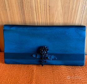 Pochette in raso nero vintage
