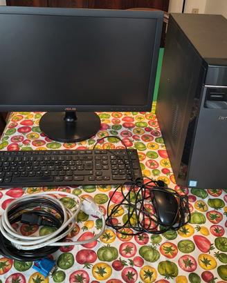 Lenovo pc e monitor Asus