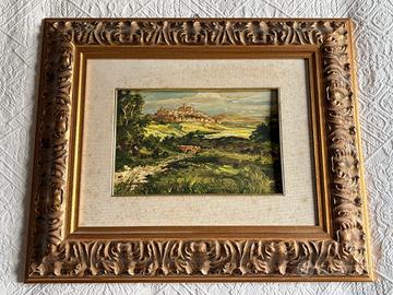 Quadro firmato con cornice