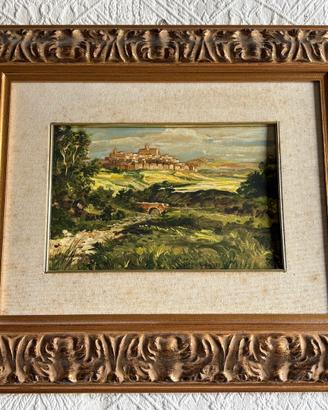 Quadro firmato con cornice