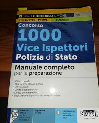 libro per concorso polizia vice ispettore ed. 2022