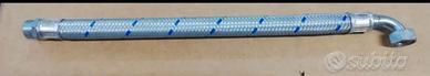 2 pezzi di flessibile inox 3/4 dn 20 antivibrante 