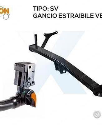 Gancio traino NUOVO Aragon scomparsa verticale BMW