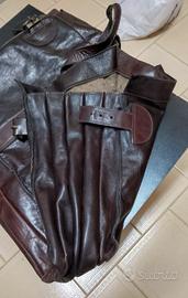 borsone vera pelle cm60x40